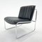 Mid-Century Chrome & Leatherette Lounge Chair, Germany, 1970s, Image 4