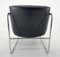 Mid-Century Chrome & Leatherette Lounge Chair, Germany, 1970s 8
