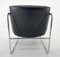 Mid-Century Chrome & Leatherette Lounge Chair, Germany, 1970s, Image 8