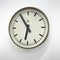 Large Vintage Industrial Wall Clock attributed to Pragotron, 1950s, Image 2