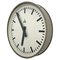 Reloj de pared industrial vintage grande atribuido a Pragotron, años 50, Imagen 1