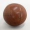 Vintage Brown Leather Medicine Ball by Gala, 1930s 6