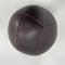 Vintage Mahogany Leather Medicine Ball, 1930s 6