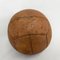 Balón medicinal vintage de cuero marrón, años 30, Imagen 6