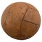 Vintage Brown Leather Medicine Ball, 1930s 1