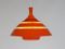 Swedish Orange Pendant by Hans Agne Jakobsson for Markaryd, 1960s 2