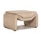 Fabric Ottoman in Beige from Laaus 1
