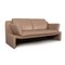 Drei-Sitzer Sofa aus beigefarbenem Leder von Laaus 1