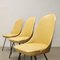 Italienische Vintage Stühle aus Kunstleder & Metall, 1950er, 6 . Set 3