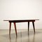 Tavolo in legno impiallacciato esotico, Italia, anni '50, Immagine 9