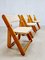 Vintage Kon-Tiki Folding Chairs by Gilles Lundgren for Ikea, 1970s, Set of 3 1