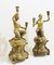 Gilded Bronze Satyr Candleholders, Set of 2 2