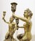 Gilded Bronze Satyr Candleholders, Set of 2 9