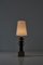 Large Brutalist Handmade Stoneware Table Lamp attributed to Sejer Ceramics, Denmark, 1960s 7