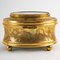 19th Century Gilded Bronze Jewelry Box with Painting Under Glass 6