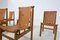 Mid-Century Modern Leather Dining Chairs attributed to Ilmari Tapiovaara for La Pe, 1950s, Set of 6 3