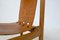 Mid-Century Modern Leather Dining Chairs attributed to Ilmari Tapiovaara for La Pe, 1950s, Set of 6 16