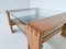 Mid-Century Modern Coffee Table in Wood and Glass attributed to Guiseppe Rivadossi, Italy, 1950s, Image 7