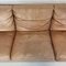 3-Seater Camel Brown Leather Sofa in the style of Mogensen, 1970s 7