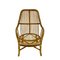 Italian Riviera Sessel von Bambus & Rattan, 1960, 3er Set 3