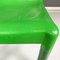 Sillas italianas era espacial de plástico en verde 4875 atribuidas a Carlo Bartoli para Kartell, años 70. Juego de 2, Imagen 8