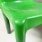 Space Age Italian Green Plastic Chairs 4875 attributed to Carlo Bartoli for Kartell, 1970s, Set of 2 11