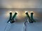 Large Italian Green Murano Glass Sconces by Veart, 1970s, Set of 2 7