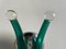 Large Italian Green Murano Glass Sconces by Veart, 1970s, Set of 2 10