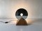 Italian Table Lamp in Round Glass with Pyramid Wood Base by Gallotti E. Radice, 1970s 8