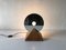 Italian Table Lamp in Round Glass with Pyramid Wood Base by Gallotti E. Radice, 1970s, Image 8