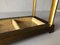 Mid-Century Modern Gold Metal Umbrella Stand with Iron Casting Base, 1950s 7