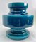 Turquoise Glazed Chinese Style Ceramic Vase with Crackle Glaze, 1950 2