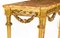 Louis XV Revival Konsolentisch aus vergoldetem Holz, 19. Jh. 10