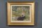 Maurice Alleroux, Junges Mädchen beim Picknick, 20. Jh., Öl auf Leinwand, Gerahmt 1