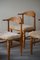 Dining Chairs in Lambswool attributed to Henning Kjærnulf, 1960s, Set of 6 2