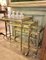 Nesting Tables in Brass, Set of 3 2