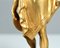 Athlète en Bronze Doré avec Disque par Édouard Drouot, Fin du 19e ou Début du 20e Siècle 11