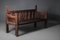 Banc Antique en Bois, 1800s 2