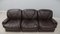 Vintage Modular 3-Seater Leather Sofa, 1970s, Set of 3 9