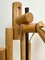Lámpara de pared de tijera extensible de bambú vintage, años 60, Imagen 13