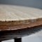 Italian Round Table in Travertine with Marble Top, 1950s 7