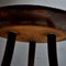 Italienischer Runder Tisch aus Travertin mit Marmorplatte, 1950er 4