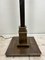 Lámpara de pie Art Déco de latón con detalles geométricos, años 50, Imagen 4