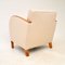 Art Deco Swedish Satin Birch Armchair, 1920s 6