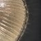 Italienische Wandlampe aus gefrostetem Muranoglas von Vistosi 7