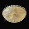 Italian Reeded Frosted Murano Glass Wall Light from Vistosi, Image 18
