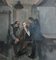 Daniel Ihly, L'arrestation, Oil on Canvas 1