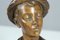 Escultura de bronce de niño silbante de finales del siglo XIX o principios del siglo XX de Karl Hackstock, Imagen 7