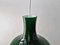 Lampada a sospensione vintage in vetro verde di Holmegaard, anni '70, Immagine 3