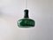 Lampe à Suspension Vintage en Verre Coloré Vert de Holmegaard, 1970s 1